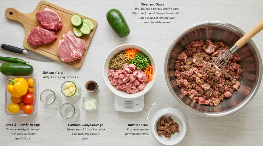 How to Make Raw Dog Food at Home