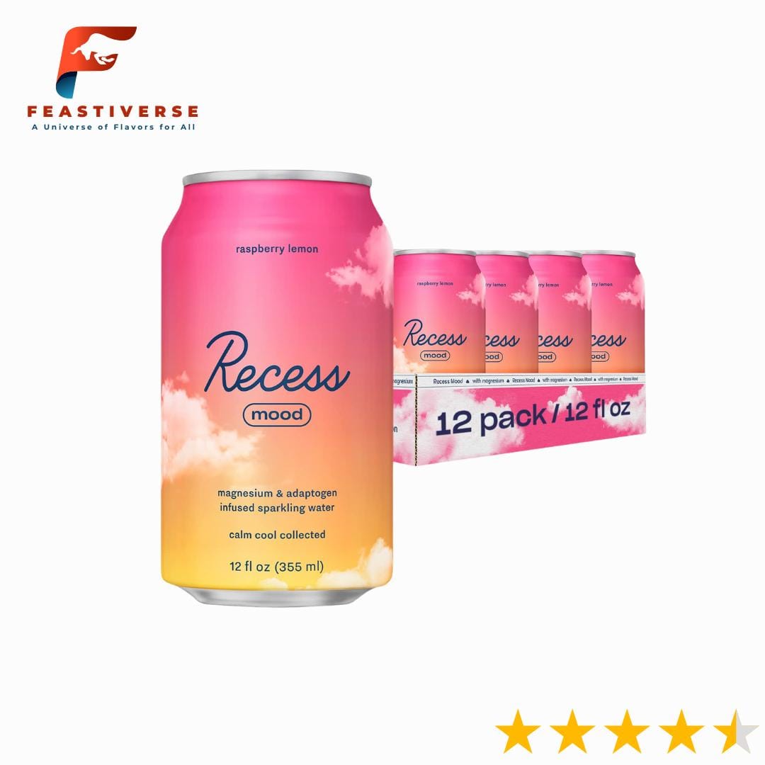 Recess Mood is your “chill-out” when life gets noisy. This raspberry lemon flavor is subtly sweet with no fake aftertaste—just 20 calories and 3g sugar from real fruit juice. It’s infused with L-theanine, magnesium, and lemon balm—adaptogens that help calm your mind and support focus. While less fruity than a Hiyo adaptogen drink, it’s super light and refreshing.