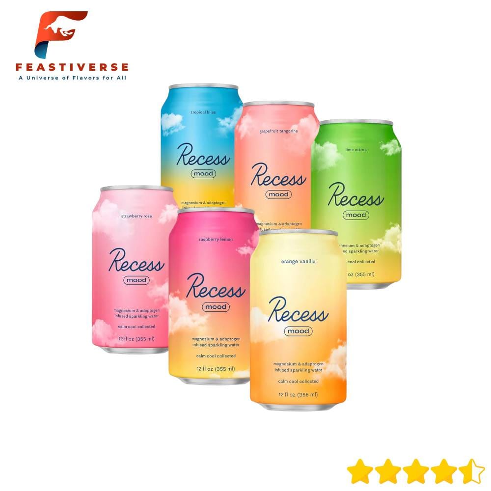 Recess Mood Strawberry Rose is the perfect match for anyone who loves Hiyo but wants a floral twist. This sparkling adaptogen drink combines magnesium and adaptogens for a gentle calm without knocking you out. Each sip has real strawberry and rose flavors — it’s light, fragrant, and refreshingly mellow. With magnesium L-threonate, L-theanine, and lemon balm, it’s a stress-relieving mocktail that smooths out tension from your day. Zero added sugar means it’s kind to your waistline, too. Pop a can open in the afternoon when work stress creeps in, or add it to your sober social gathering drink line-up. It’s also a fun summer picnic mocktail or a dry January drink option when you crave bubbles without regrets.