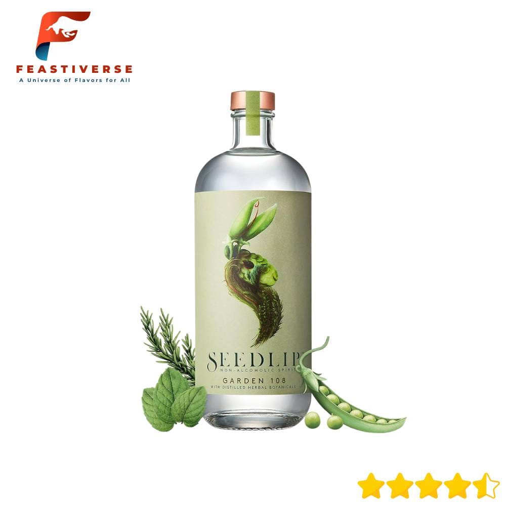 Bring your Hiyo float to the next level with Seedlip Garden 108. This premium non-alcoholic spirit is bursting with six fresh botanicals — think peas, thyme, rosemary, and a hint of spearmint. It’s crisp, green, and seriously refreshing.