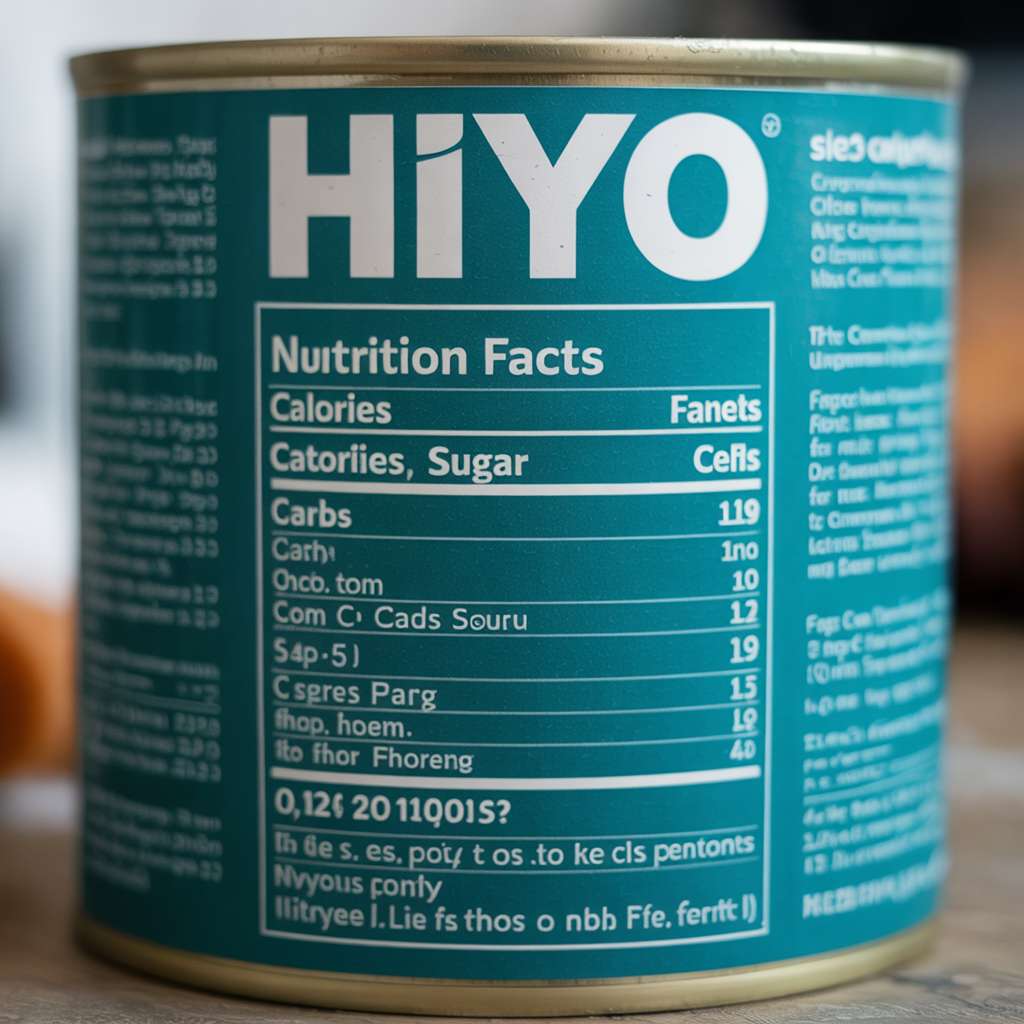 Nutrition Hiyo Drink Information