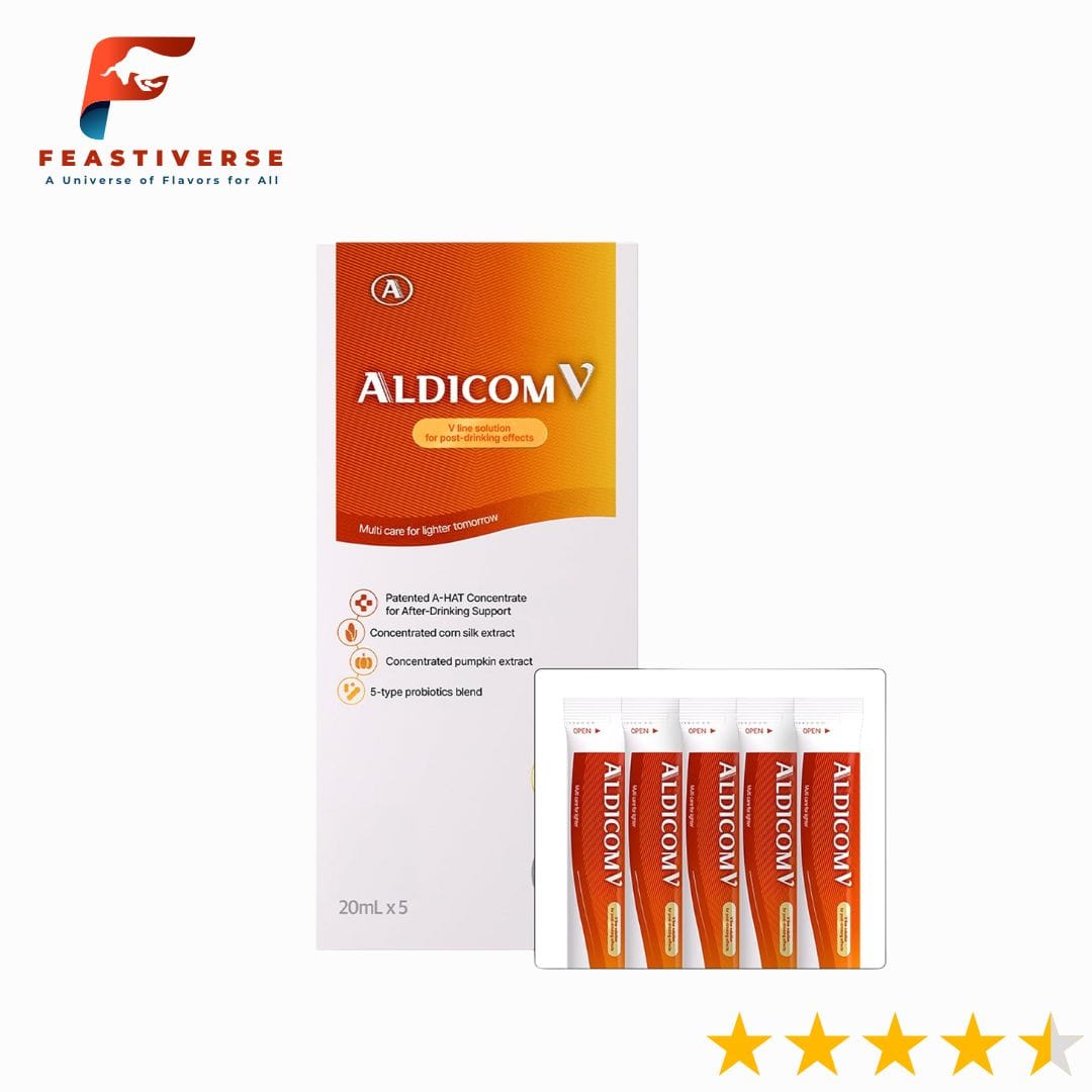 Planning a night out but want to skip the rough morning after? Aldicom Recovery Sticks are Korea’s go-to recovery supplement for good reason. These herbal syrup sticks are packed with pumpkin and corn silk extract, which help reduce puffiness and support liver and kidney function post-drinking.