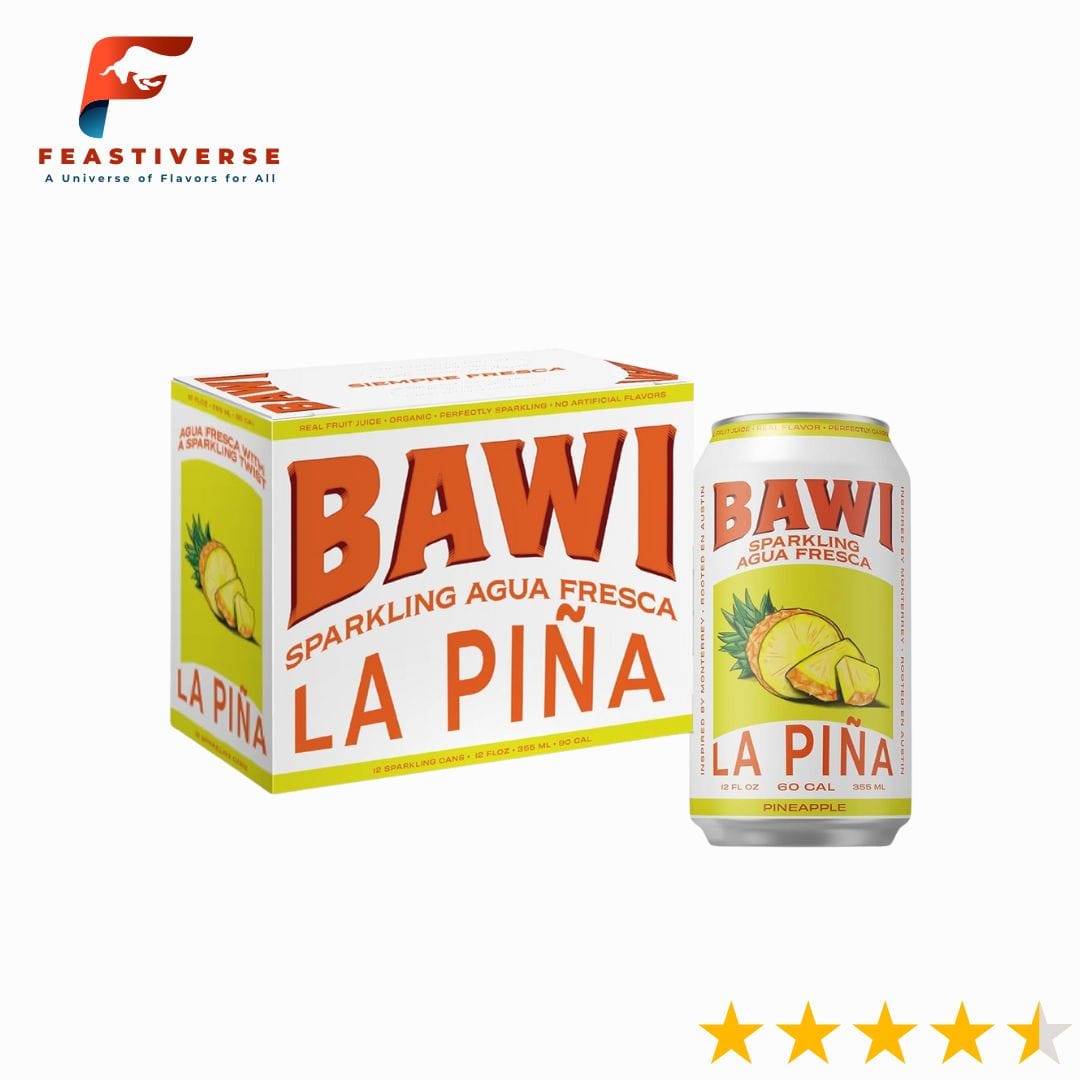 Craving something tropical that doesn’t weigh you down? Bawi’s Pineapple Agua Fresca is a modern twist on a beloved Mexican tradition. Inspired by the classic agua fresca, this sparkling version is made with real pineapple, light carbonation, and less than 100 calories per can.