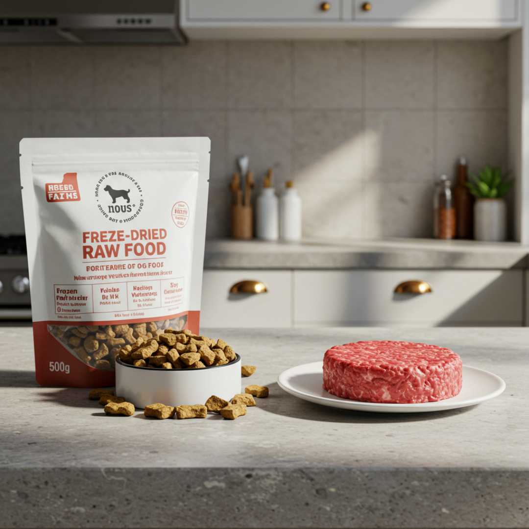 Freeze Dried vs Frozen Raw Dog Food 
