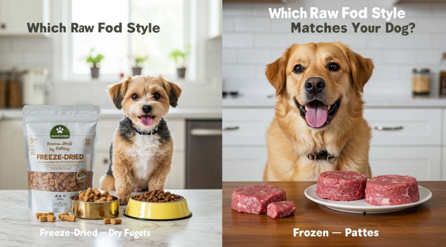 Freeze Dried vs Frozen Raw Dog Food 