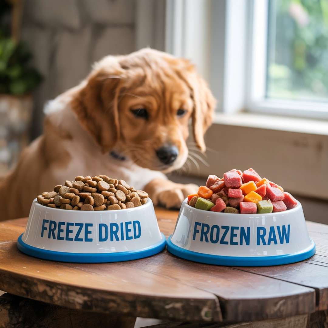 Freeze Dried vs Frozen Raw Dog Food