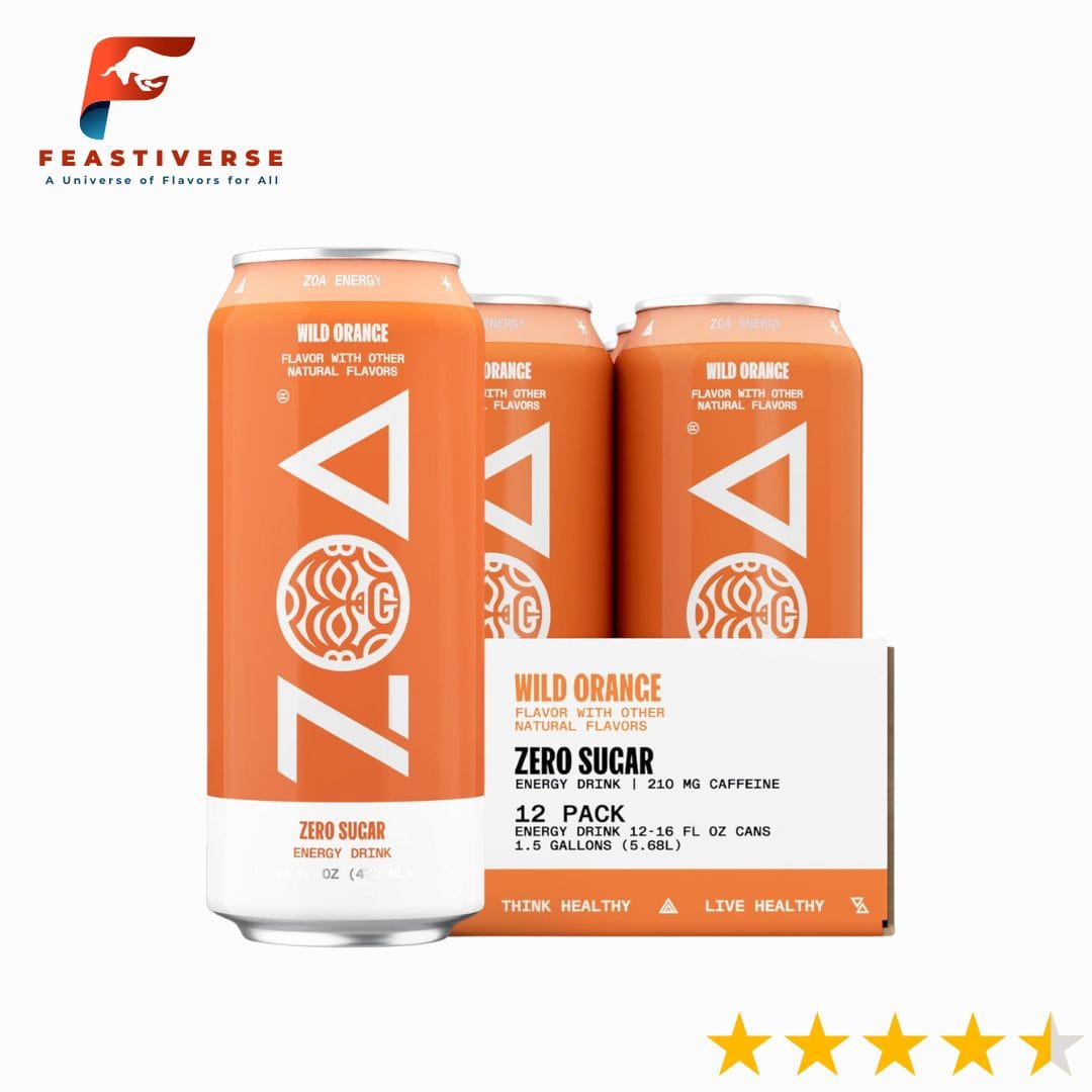 If you want energy without jitters or sugar crashes, ZOA Sugar-Free Energy Drink hits all the right notes. Co-founded by The Rock, this clean energy drink combines natural caffeine from green tea and green coffee with essential B-vitamins, electrolytes, and 100% daily Vitamin C.