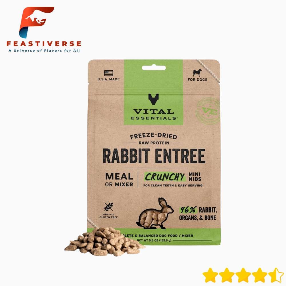 raw rabbit dog food