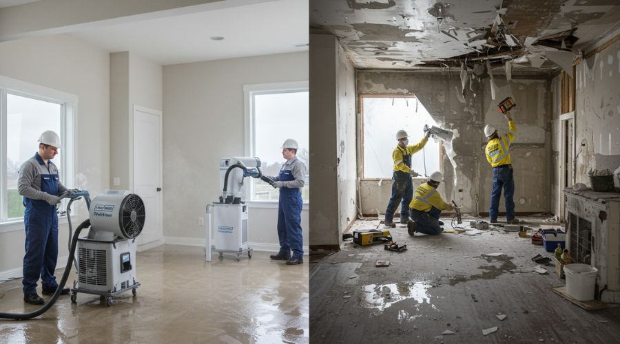 Water Mitigation vs Remediation