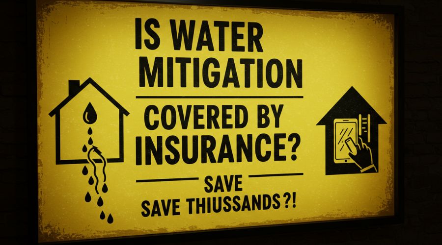 Is Water Mitigation Covered by Insurance