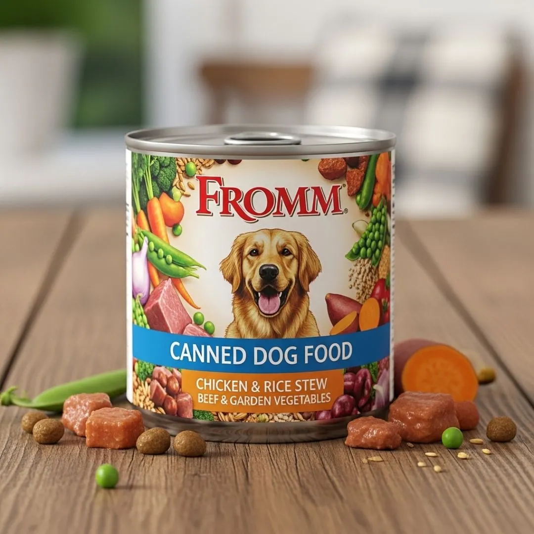 where is fromm canned dog food made